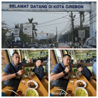 Nasi Jamblang Ibu Nur Cirebon, Antri Makan Siang Prasmanan nasi jamblang kuliner cirebon
