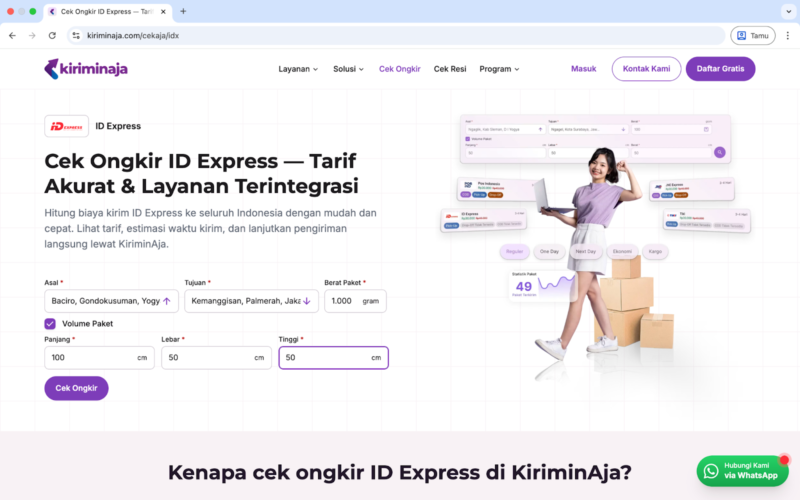 Cek Ongkir KiriminAja: Fitur Untuk Kurangi Risiko Kesalahan Hingga Meningkatkan Loyalitas Customer